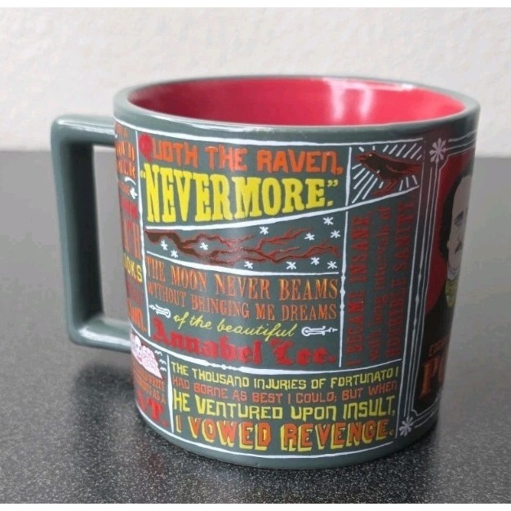 EDGAR ALLAN POE Coffee Cup Mug by The Unemployed Philosophers Guild ©2014